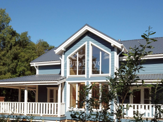 Каркасный дом по проекту КД 001 в д. Раздолье, в комплектации «С отделкой + Инженерный пакет»