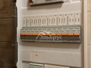 Инженерия в каркасном доме по проекту КД 057 в СНТ Аист