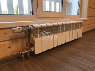Инженерия в каркасном доме по проекту КД 057 в СНТ Аист
