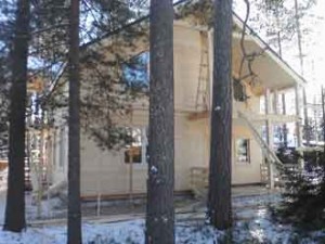 Строительство каркасного дома по индивидуальному проекту в поселке Вырица