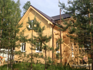 Строительство каркасного дома по проекту КД-015 в п. Горьковское, СНТ «Коррунд» в комплектации «Базовая» Строительство каркасного дома по проекту КД-015 в п. Горьковское, СНТ «Коррунд» в комплектации «Базовая»