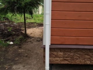 Cтроительство каркасного дома по проекту КД-019 в садоводстве «Грифон» Cтроительство каркасного дома по проекту КД-019 в садоводстве «Грифон»