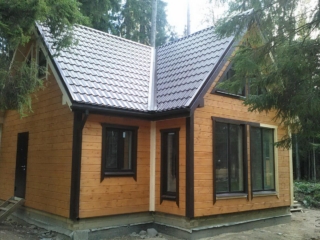 Строительство каркасного дома по проекту КД-027 в КП «Корвет на Купле» Строительство каркасного дома по проекту КД-027 в КП «Корвет на Купле»