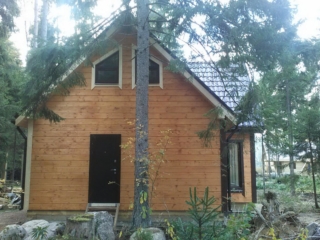 Строительство каркасного дома по проекту КД-027 в КП «Корвет на Купле» Строительство каркасного дома по проекту КД-027 в КП «Корвет на Купле»