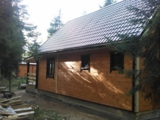 Строительство каркасного дома по проекту КД-027 в КП «Корвет на Купле» Строительство каркасного дома по проекту КД-027 в КП «Корвет на Купле»