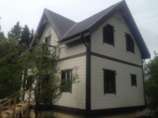 Строительство каркасного дома по проекту КД-007 в пос. Парголово Строительство каркасного дома по проекту КД-007 в пос. Парголово