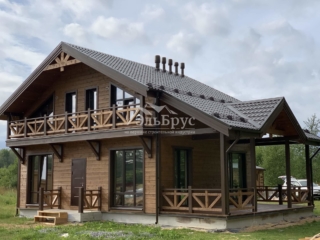 Строительство каркасного дома по проекту КД 066 в д. Ивановское, Тосненского района в комплектации «С отделкой + Инженерный пакет»