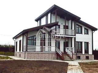 Каркасный дом по проекту КД 047 в д. Калки, Псковская область Каркасный дом по проекту КД 047 в д. Калки, Псковская область