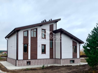 Каркасный дом по проекту КД 047 в д. Калки, Псковская область Каркасный дом по проекту КД 047 в д. Калки, Псковская область