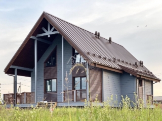 Строительство каркасного дома по проекту КД 068 в КП «Сувантоярви», Приозерский район