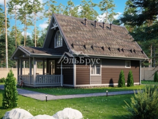 Каркасный дом ЭльБрус КД 018 Каркасный дом ЭльБрус КД 018