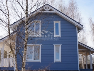 Дачный дом по проекту ДД 041 в д. Щеченки